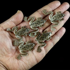 Resim Skmially 5'li Premium Yumuşak Kurbağa Yemleri - Tatlı ve Tuzlu Su Balıkçılığı için Ultra Keskin Kanca ile Gerçekçi Bionik Yem, Levrek, Alabalık, Somon ve Daha Fazlası için İdeal 