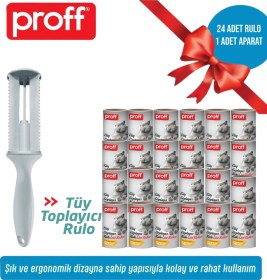 Resim Tüy Toplayıcı 24 Li Yedek Rulo Aparat 24x50 1200 Yaprak 