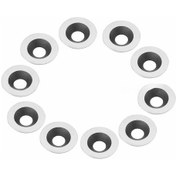 Resim Moveevo Ahşap İşleme İçin Tek Kullandım Atılan Spiral Freze Bıçağı - 11x11x2 Mm, 30 Derece Düz Kenar, Dayanıklı Malzeme, Hassas Kesim 