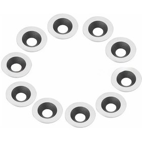 Resim Moveevo Ahşap İşleme İçin Tek Kullandım Atılan Spiral Freze Bıçağı - 11x11x2 Mm, 30 Derece Düz Kenar, Dayanıklı Malzeme, Hassas Kesim 