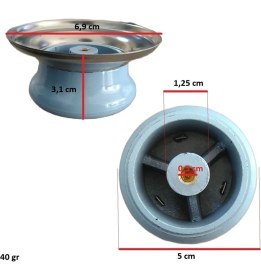 Resim İcanpares Tencere Sahan Tava Cam Kapağı Kapak 32 cm ve Gri Tutma Tepesi 