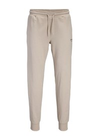 Resim Jack & Jones Erkek Jpstgordon Logo Detaylı Çift Cepli Eşofman Altı 12288641 A.bej A.bej 