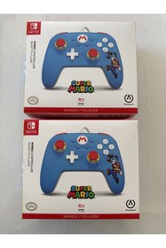 Resim Powera Nintendo switch ve oled uyumlu super mario kablolu kol ( 3m kablo ) 