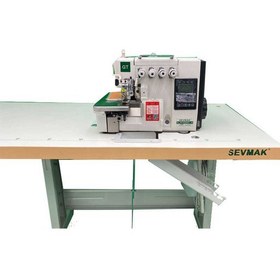 Resim Sevmak SK-04GT-UBT 4 Iplik Tam Otomatik Akıllı Elektrikli Iplik Kesicili Overlok Makinası 