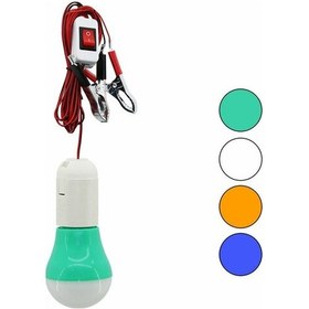 Resim Seyyar - Led Lamba Akü Takviye Kablolu 4mt 12v - 5w 4989 Çok renkli 