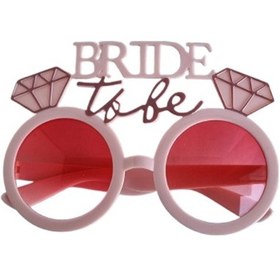 Resim Gözlük Bride To Be Yazılı Somon Renkli Hafif Mika Gözlük Parti Gözlüğü Diğer 