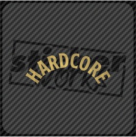 Resim Sticker Works Hard Core Sticker 
