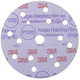 Resim 3M 51157 Cırtlı Mor Disk Zımpara P1000 50 Adet 