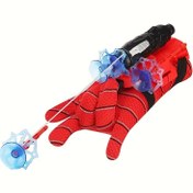 Resim 1 Set Örümcek Blaster Oyuncak, 3 Mermi, 2 Bileklik, Eldiven ve İp ile, Eğlenceli Parti Favors, Okula Dönüş Hediyesi, Cadılar Bayramı / Noel Goodie Çantası, 3-6 Yaş, Plastik, Kırmızı 