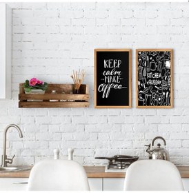 Resim Bk Home Dekoratif Doğal Ahşap Raf Ve 2’Li Mutfak Konseptli Ahşap (551038315) 