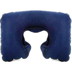 Resim Şişme Seyahat Yastığı ve Boyunluk, Rahat ve Hafif, Kolay Taşınabilir 
