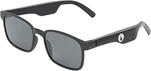 Resim HEEPDD Gözlük, Çift Mikrofon 80mah Ayrılabilir Ön Çerçeve Hafif Akıllı Gözlük Cevap Aramaları Açık Kulak Ses Açık 