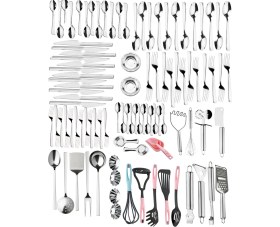 Resim Birpa 12 Kişilik Exclusive Komple Çeyiz Seti – 111 Parça Full Mutfak & Sofra Takımı 