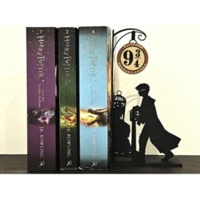 Resim Harry Potter & Platform 9¾ Kitap Tutucu – Dekoratif Stand 