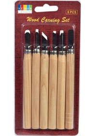 Resim Ahşap Oyma Bıçağı 6 Lı Set 