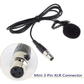 Resim Mykablo 3 Pin Mini Xlr Dişi Uçlu Yaka Mikrofonu 1.2 Metre 
