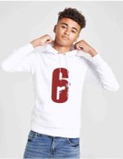 Resim Rainbow Six 6 Baskılı Unisex Çocuk Kapüşonlu Beyaz Sweatshirt Beyaz 
