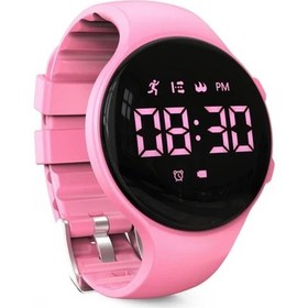 Resim Oldfriend Gençler İçin Pembe Led Dijital Adımsayar Fitness Bilek Saati Diğer 