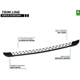 Resim Courier Arka Koruma Demiri Trimline Noktalı Model 2023 2024 2025 2026 2027 