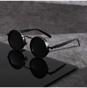 Resim Boatshop1 Bertans Unisex Vintage Tam Çerçeve Ayarlanabilir Düğmeli Gözlük Siyah C1 Altın 