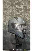Resim MTS 801 Dark Grey Güneş Vizörlü Fullface Kask 