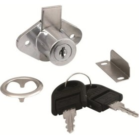 Resim Ugr Oval Silindir Nikel Krom Çekmece Kilidi 22 mm 