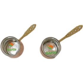 Resim Safir Bakır Cezve Seti İkili Bakır Cezve Seti Orta Boy A++ Safir 