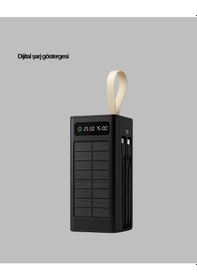 Resim Kamp Ve Outdoor Kullanıma Uygun Güneş Panelli Powerbank 