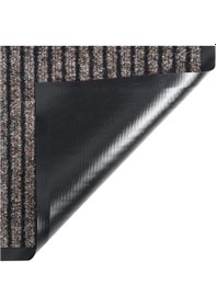 Resim Kanallı Kahverengi Çamur Kazıyıcı Sıyırıcı Kapı Önü Paspası 90x150 