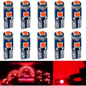 Resim Brilliant Red T5 37 74 2721 PC74 PC37 LED Ampul, 3030 Çipleri Süper Parlak 12V Voltaj Değiştirme, İç Mekan Kubbeleri Harita Gösterge Paneli Göstergesi Panel Göstergesi Lambaları, 10 Adet Paket, Araba İç Mekan Ampulleri LED Işıkları, Pil Olmadan 