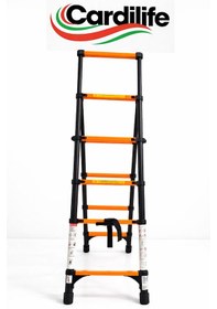 Resim CARDİLİFE 1.7 M A Tipi Teleskopik Çelik Merdiven 
