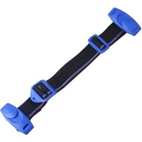Resim Araba Çocuk Koltuğu Güvenlik Kemeri Ayarı Çarpışma Karşıtı Limit Fixer Mavi 