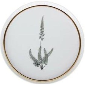 Resim Porland Botanical Desen Düz Tabak 21cm 04alm005040 