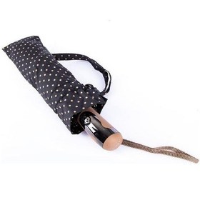 Resim Snotline Tam Otomatik Kadın Şemsiye Vizon Puantiyeli Siyah 225l 001 