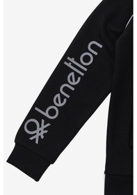 Resim United Colors Of Benetton Erkek Çocuk Siyah Sweatshirt Siyah 