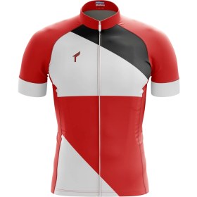 Resim Freysport Talon Bisiklet Forması - Kısa Kollu Kırmızı - Beyaz 