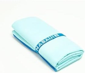 Resim Decathlon Nabaiji Buz Mavisi Ultra Emici Mikrofiber Yer Kaplamayan Kolay Taşınabilir Havlu Plaj Havlusu Buz Mavisi L Tek Ebat 