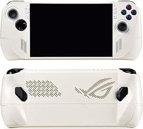 Resim UYIYE ROG Ally Oyun Konsolu Koruyucu Kılıf, ASUS ROG Ally Gaming için Tam Koruyucu Kılıf El Tipi Kapak Kılıf Aksesuarları (Bej) 