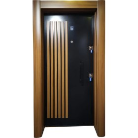 Resim Kaplama Kasalı Kabartmalı Model Daire Kapısı, Çelik Kapı, Villa Kapısı 