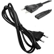 Resim Ac Power Güç Kablosu Uyumlu Tv-radyo -notebook Adaptör Için 2 Pin Teyip 
