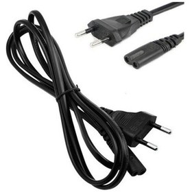 Resim Ac Power Güç Kablosu Uyumlu Tv-radyo -notebook Adaptör Için 2 Pin Teyip 
