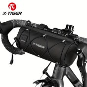 Resim X-TIGER Yolu Bisiklet Çerçevesi Çantası, Ayarlanabilir Askılı Naylon Bisiklet Üst Çubuğu Çantası, Ön Çubukta Depolama Paketi, Bisiklet Aksesuarları için Çevrimiçi Omuz Çantası 