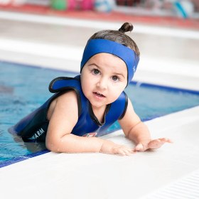 Resim Owli Swimwarm Üşütmeyen Bebek Mayosu Mavi 