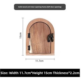 Resim Shineyee Ahşap Ahşap Anahtar Kutuğu, Yeni Çin Stili, Ev Dekoru, Toz Koruyucu, Duvar Dekoru, Ev Kullanıma Uygun, Sol Açılır Kapı Modeli 