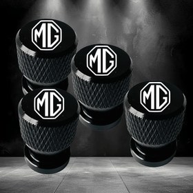 Resim MG için 4 Adet Metal Araba Jant Valfi Kapakları - Dayanıklı ve Yenilikçi Kolay Modifikasyon, MG G4 EV, MG S5, MG ZS, MG HS gibi modeller için uygun, Hayranların İlk Tercihi 
