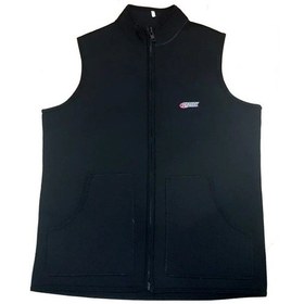 Resim Prosev Cepli Terleme Yapmaz Soğuk Geçirmez Motosiklet Kolsuz Yelek Siyah 