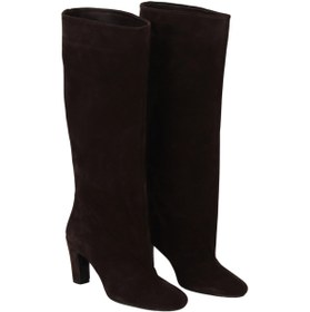 Resim Bueno Shoes Kahverengi Süet Kadın Topuklu Çizme 39wc2958 