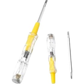 Resim Store Mania Ieg™ Çift Uçlu Kontrol Kalemi Elektrik Test Kalemi Şeffaf 