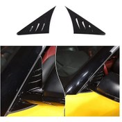Resim Vkemall Toyota Supra Gr A90 A91 Mk5 2019-2022 Rüzgar Koruyucu Yan Pencere Paneli - Abs Malzeme, Kolay Montaj, Siyah 