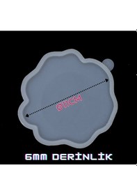 Resim Epoksi Silikon Bardak Altlığı Kalıbı 6 MM 